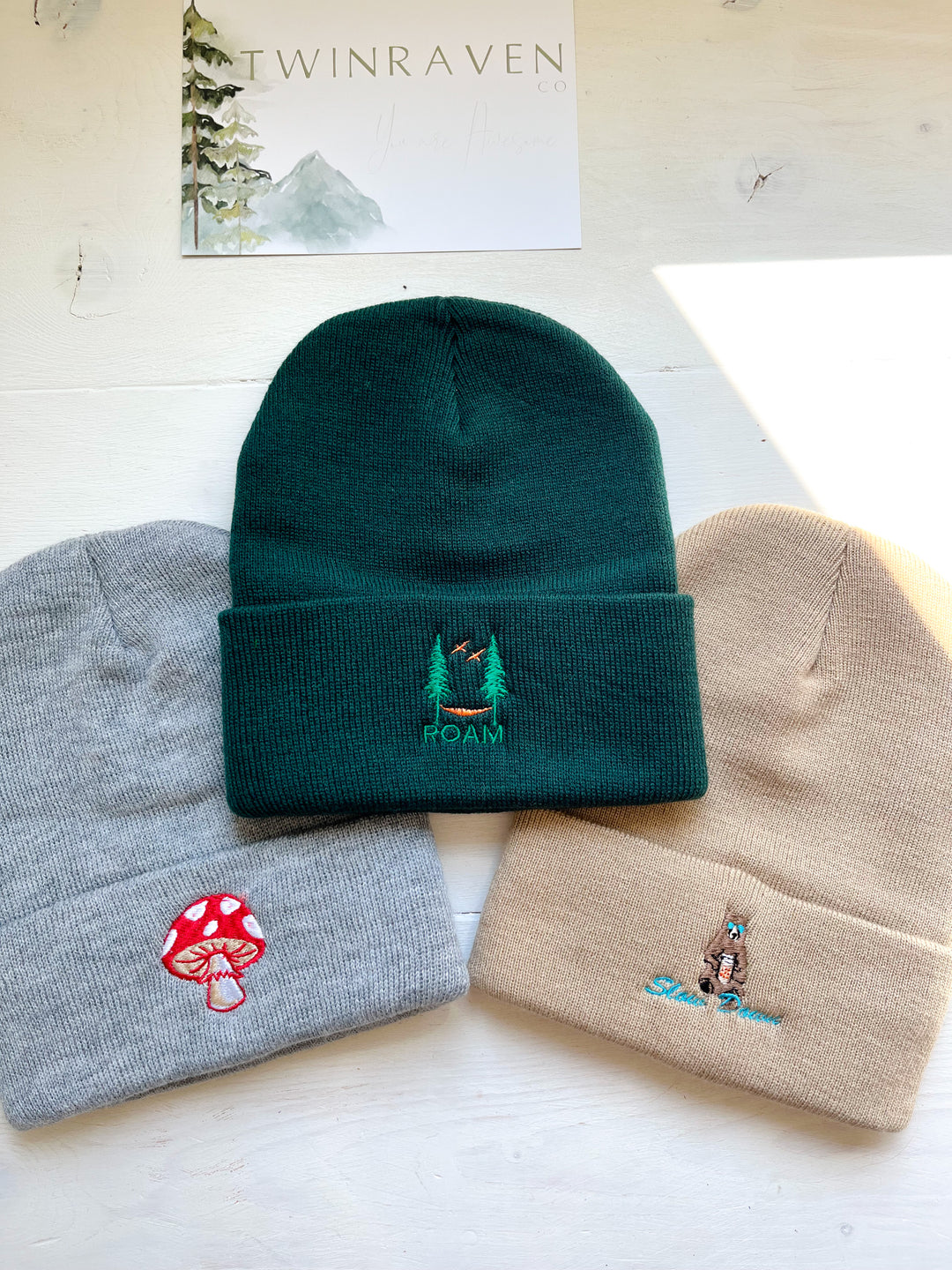 Retro Beer Bear Beanie