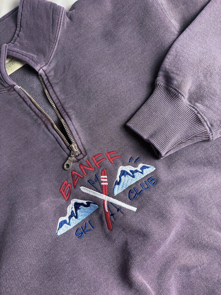 🍁Vintage Banff Ski Club Quarter-zip