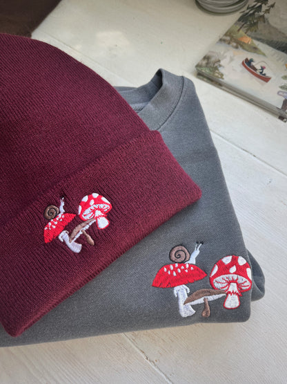 Whimsical Mushroom Beanie