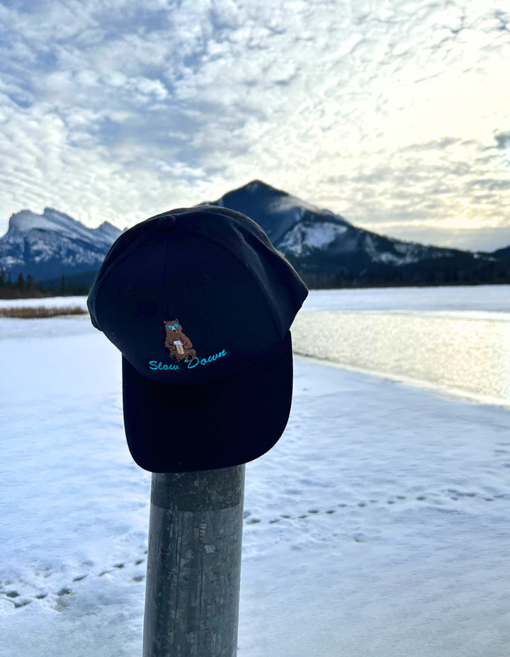 Slow Down Beer Bear Trucker Hat