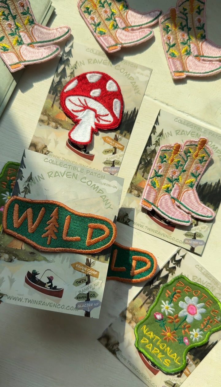 Wild Iron-on Patch