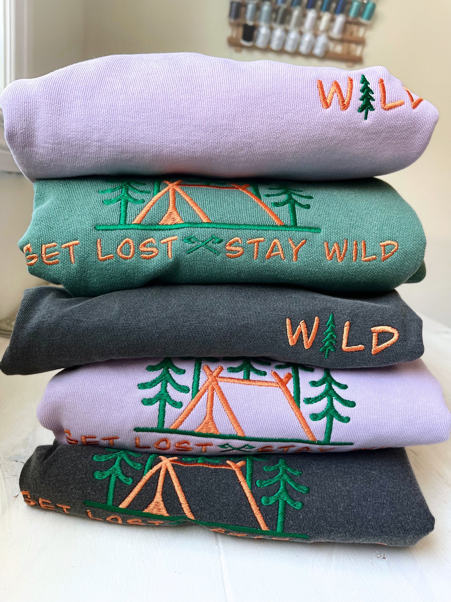 Retro Get Lost Stay Wild Crew