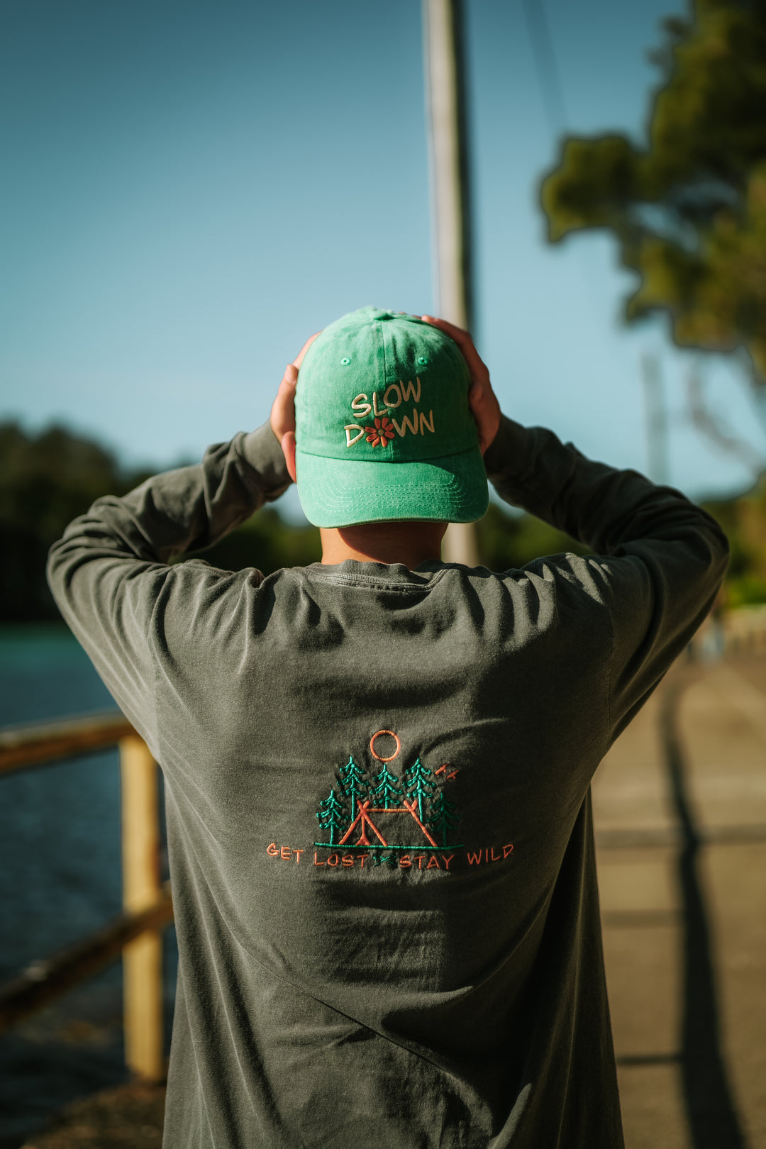 Retro Get Lost Stay Wild Long Sleeve