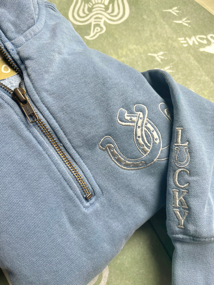 Lucky Horseshoe Quarter-Zip