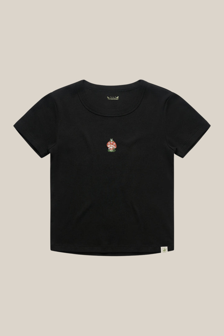Organic Frog Friend Ribbed Tee