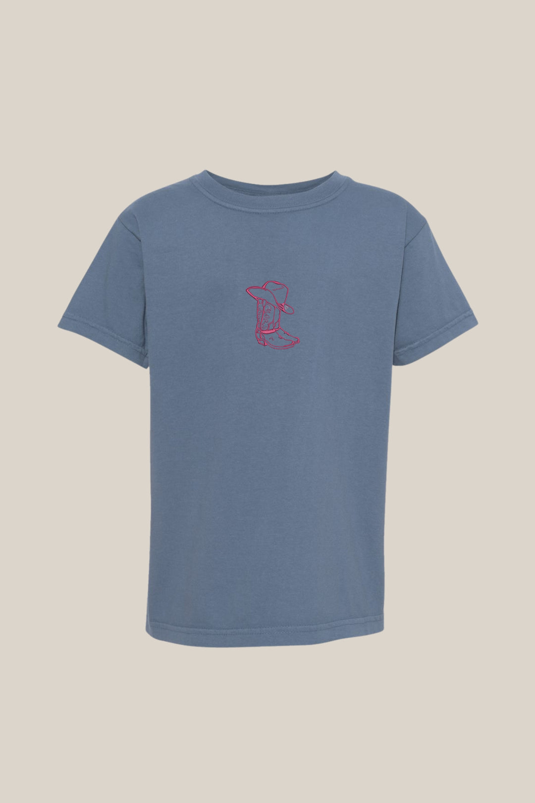 Personalized Kids Cowboy Boot Tee