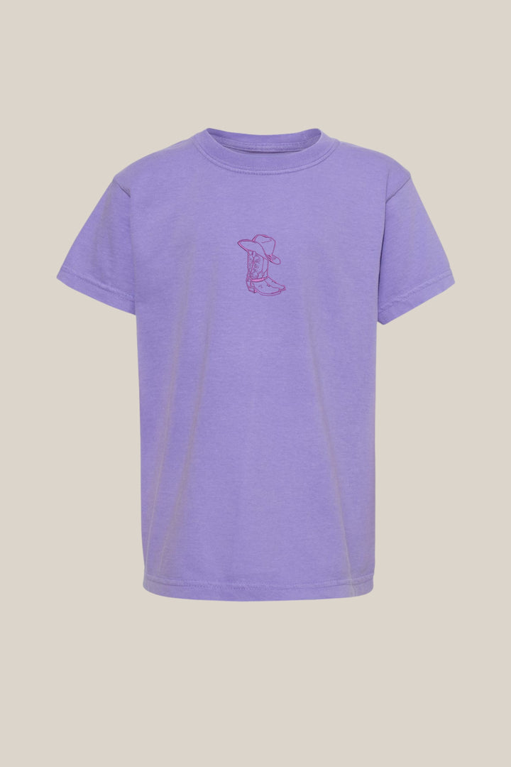 Personalized Kids Cowboy Boot Tee