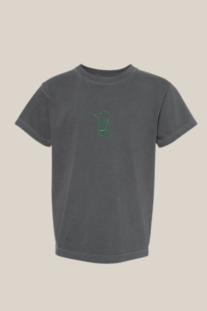 Personalized Kids Cowboy Boot Tee