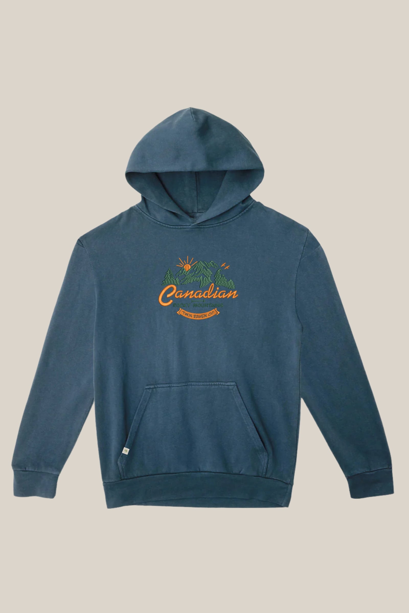 Retro Canadian Rocky Mountains Hoodie – Twin Raven Company