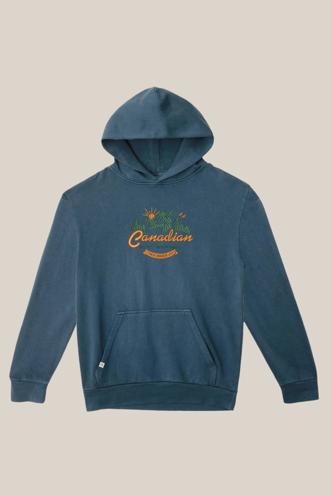 Retro Canadian Rocky Mountains Hoodie