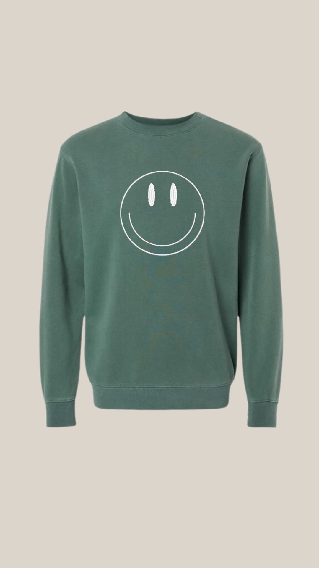 Personalized Smiley Crew