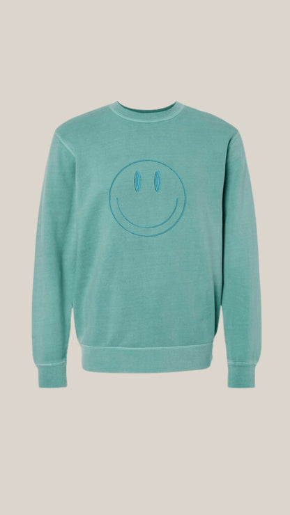 Personalized Smiley Crew