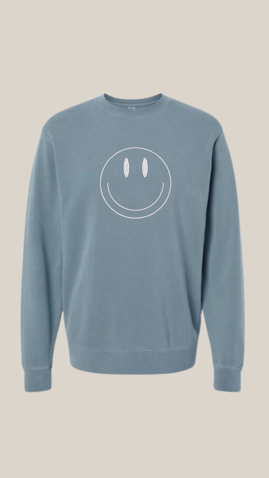 Personalized Smiley Crew