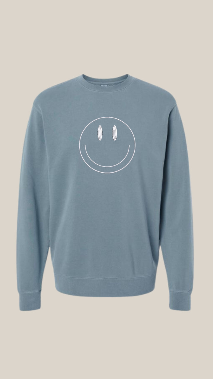 Personalized Smiley Crew