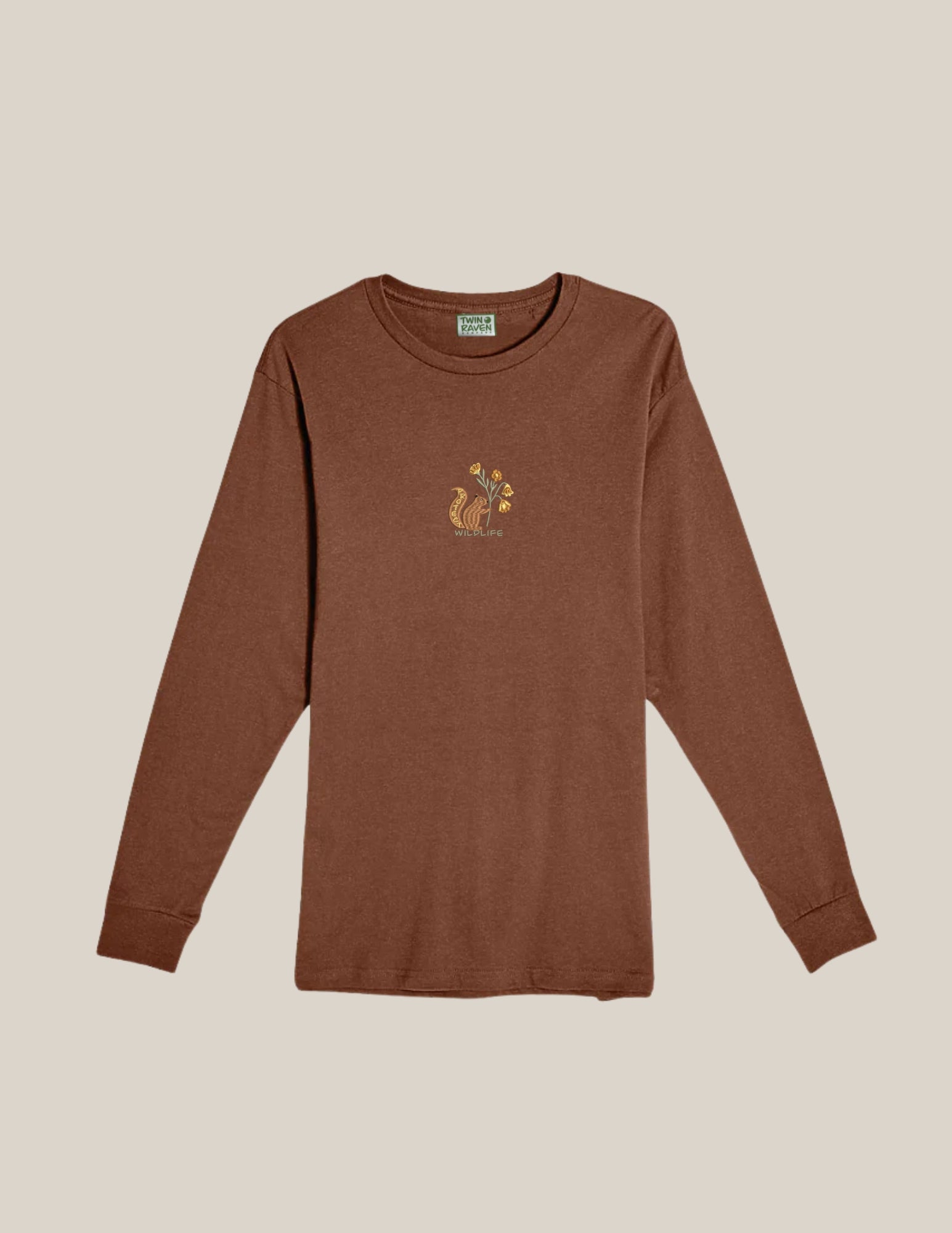 fumikauchida DOUBLE SLEEVE TEE ブラウン T-Shirts & Longsleeves – Twin Raven Company