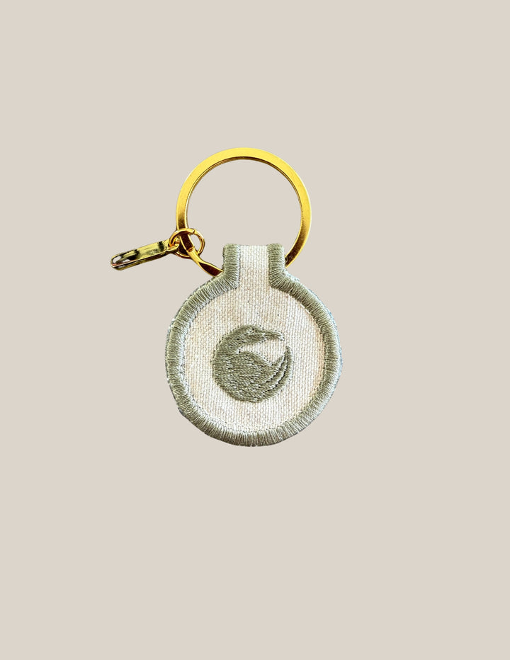 Norse Ravens Patch Keychain