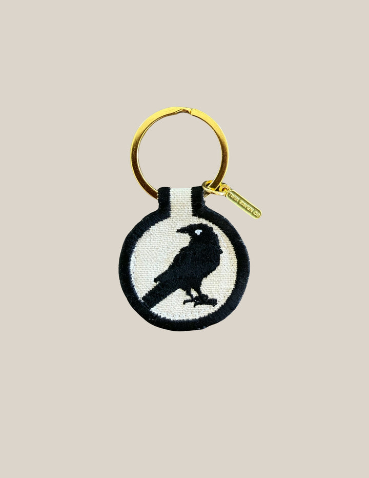 Raven Patch Keychain