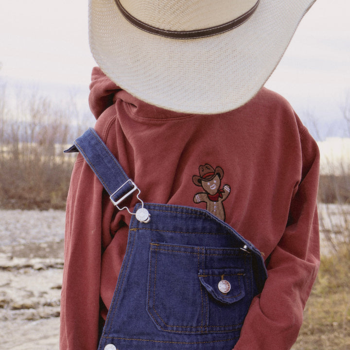 Kids Gingerbread Cowboy Hoodie