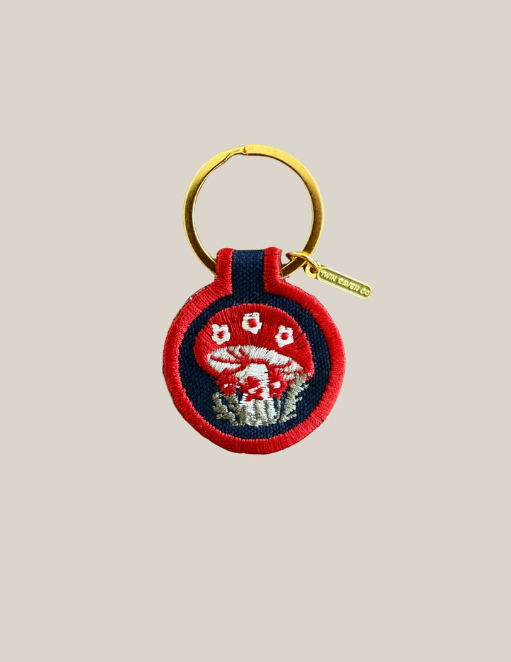 Mushroom Patch Keychain