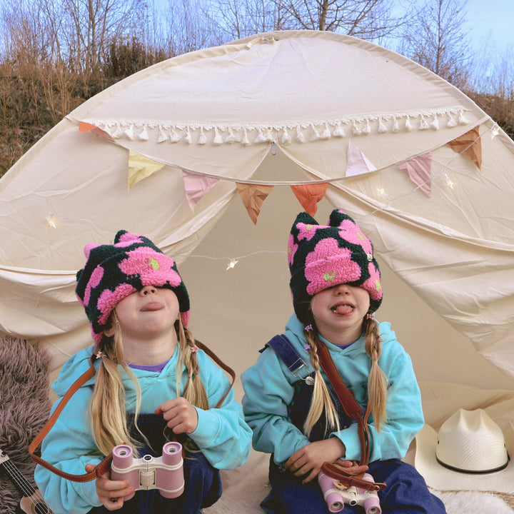 🍁Kids Sherpa Four Point Beanie