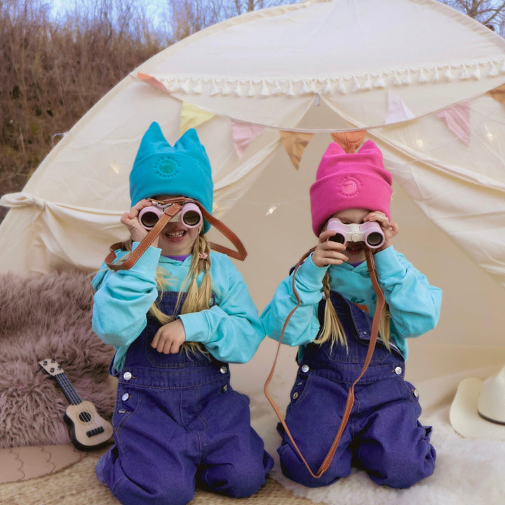 🍁Kids Polar Fleece Four Point Beanie