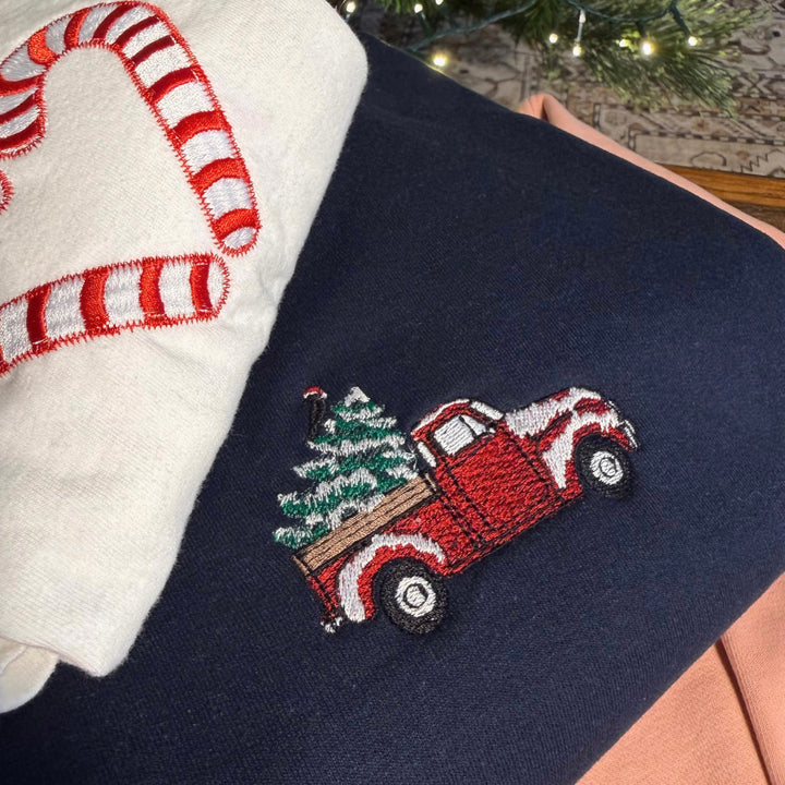 Vintage Christmas Truck Crew