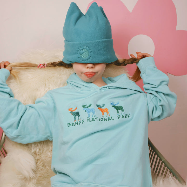 🍁Kids Polar Fleece Four Point Beanie