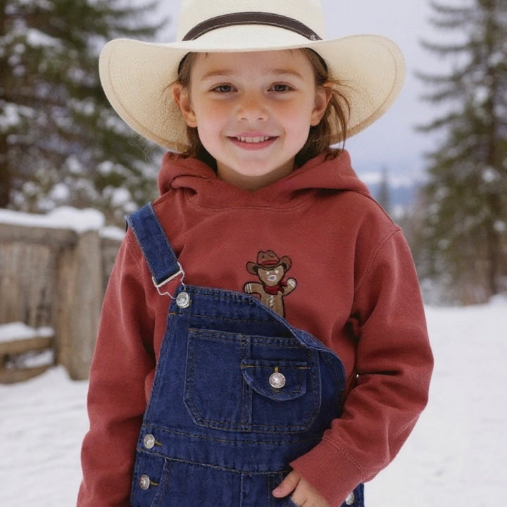 Kids Gingerbread Cowboy Hoodie