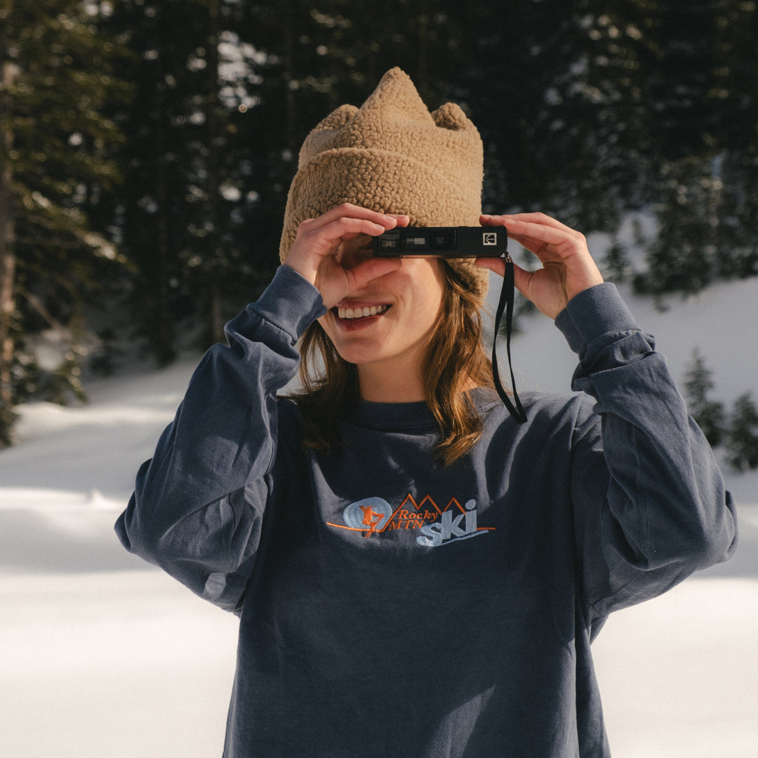 🍁Teddy Sherpa Four Point Beanie